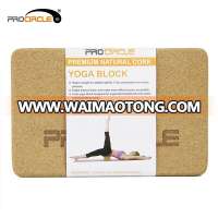 Procircle Custom Printing Natural Cork Yoga Block